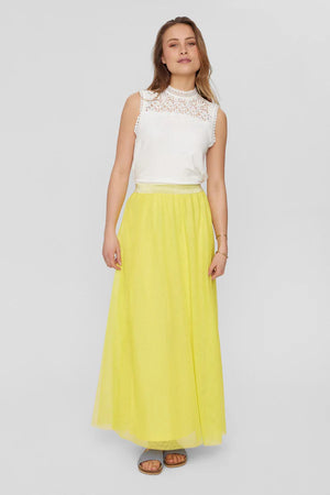 Numph - Nuea Maxi Skirt - Blazing Yellow