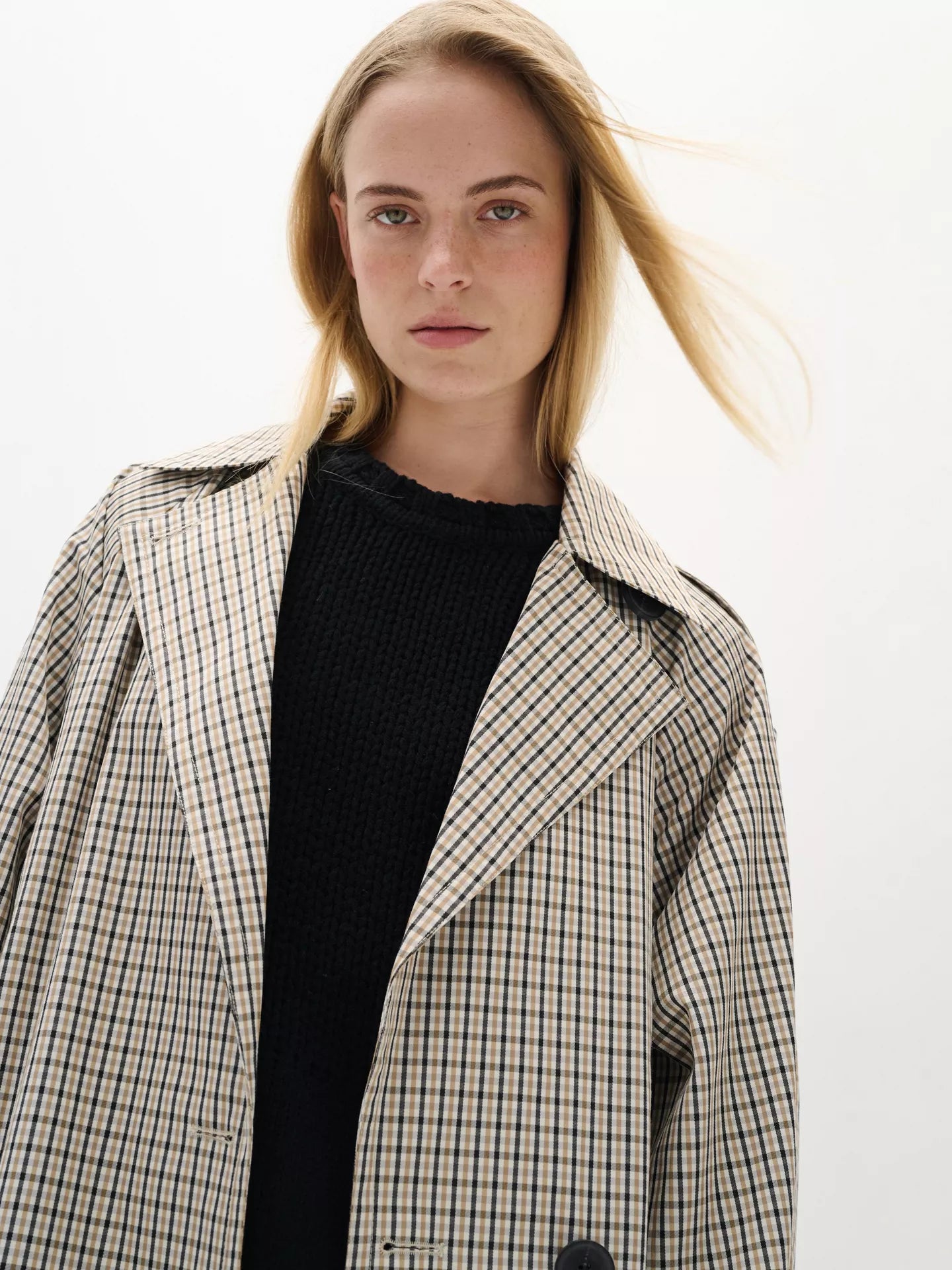 Inwear -Umaya/W Trenchcoat - Natural Check