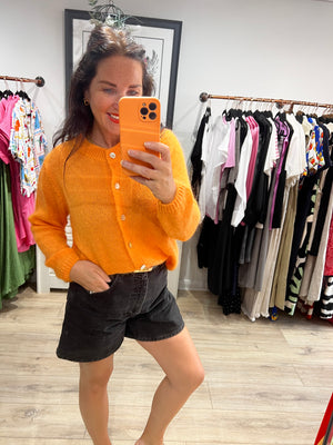 Mae - Apricot Cardi