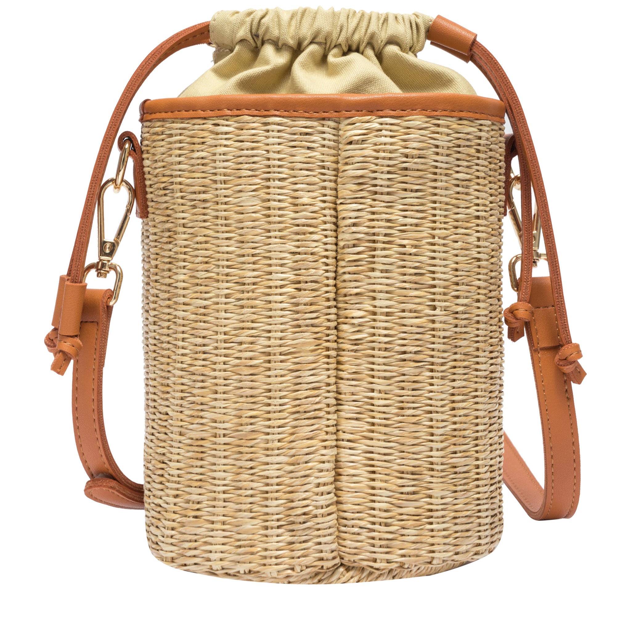Every Other - Cylindrical Drawstring bag - tan
