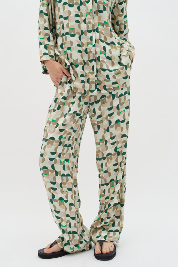 Inwear - Beri Pants - Green Geo