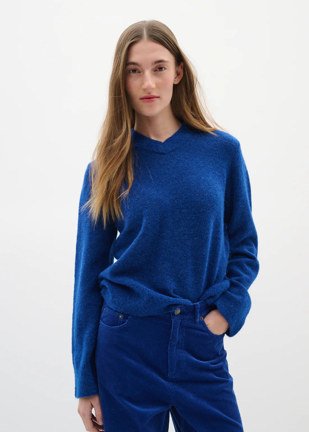 Inwear - Guni V Neck - Sodalite Blue