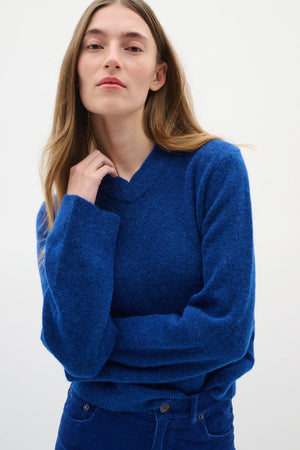 Inwear - Guni V Neck - Sodalite Blue
