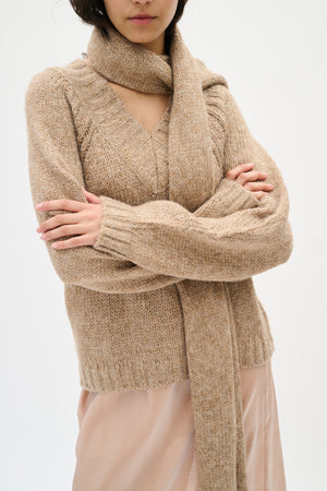 Inwear - Troa V Neck - Sandy Grey Melange