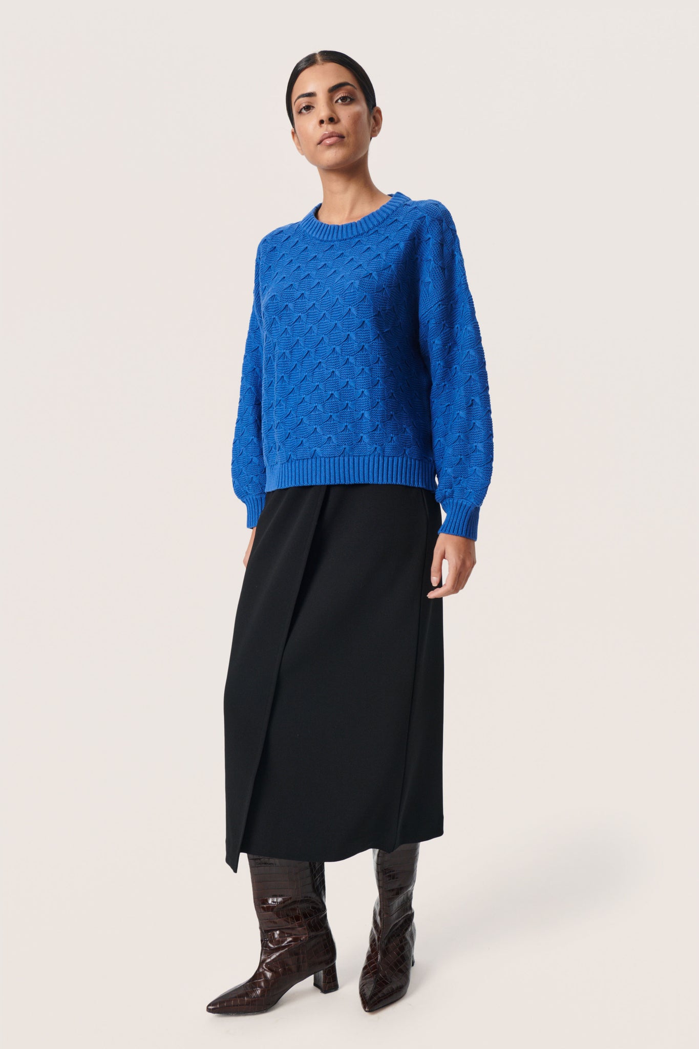 Soaked - Rava Ronia Pullover - Beaucoup Blue