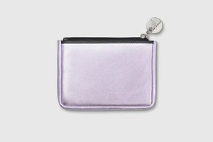 Mabel Sheppard - Metallic Leather Happy Purse - Lilac