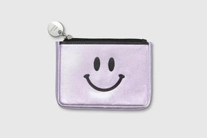 Mabel Sheppard - Metallic Leather Happy Purse - Lilac