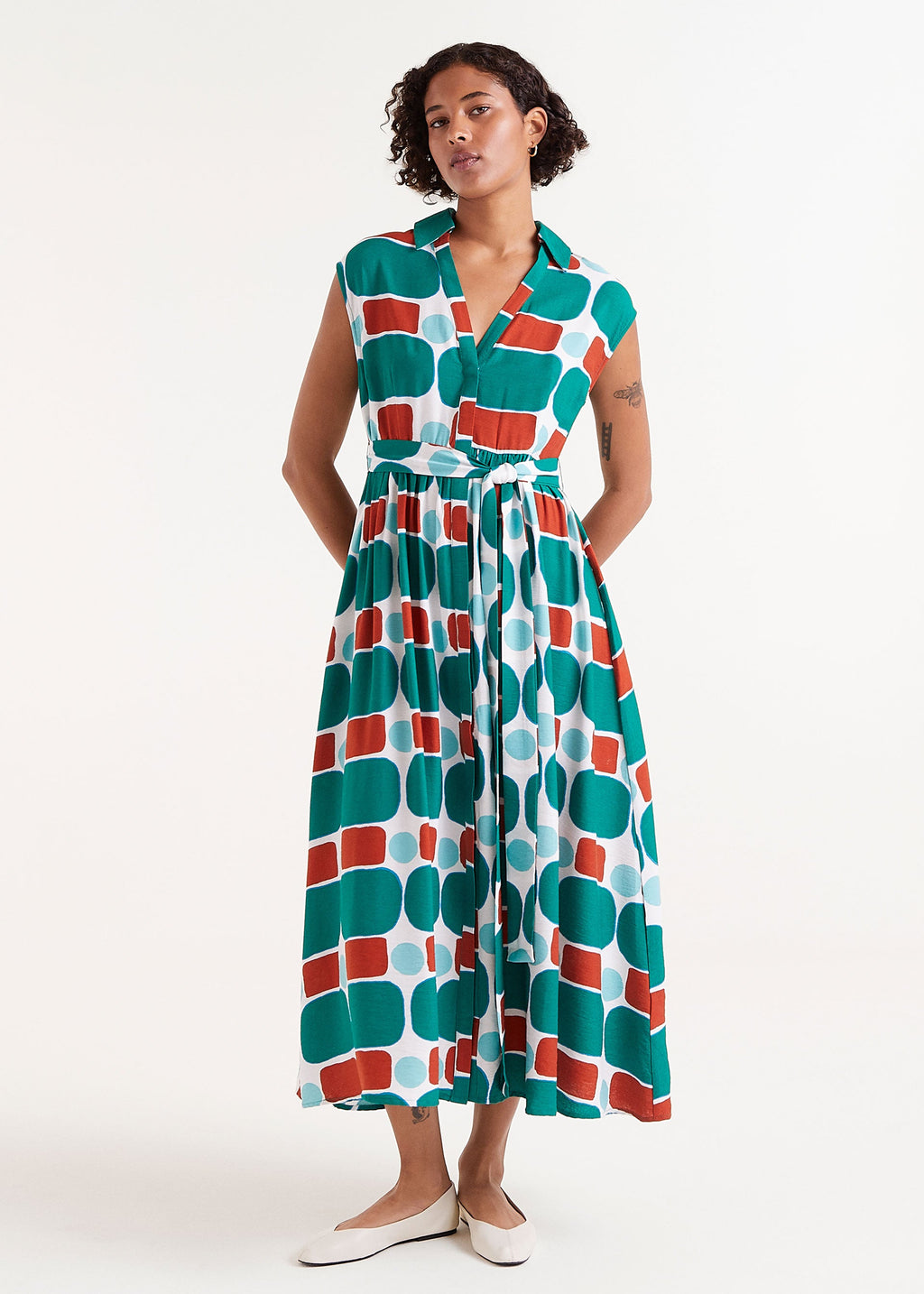 Compania - Peppermint Print Dress