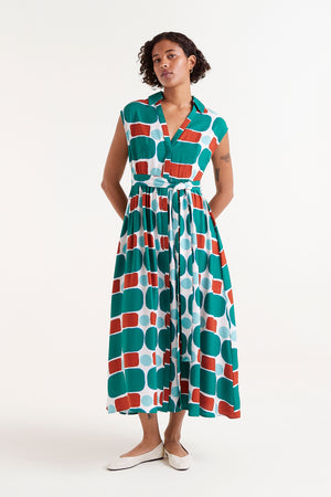 Compania - Peppermint Print Dress