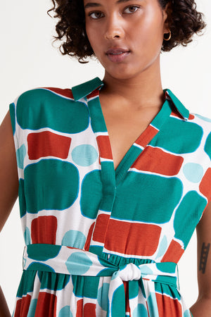 Compania - Peppermint Print Dress