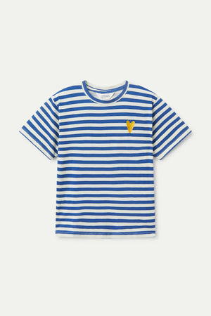 Compania - Striped T-Shirt - Blue & White