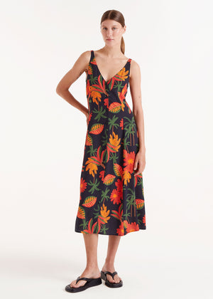 Compania - Flowers Dress - Black