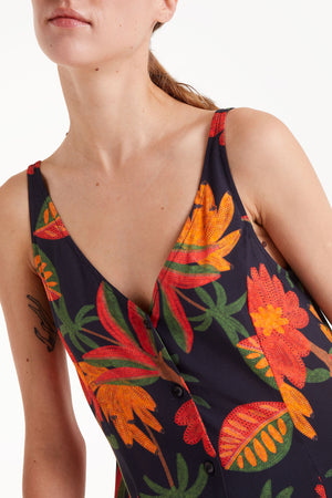 Compania - Flowers Dress - Black