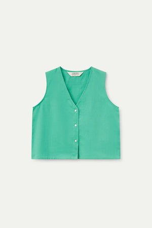 Compania - Button Top - Green