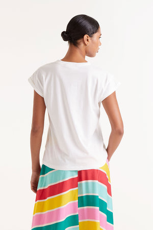 Compania - Ice Cream Tshirt - White