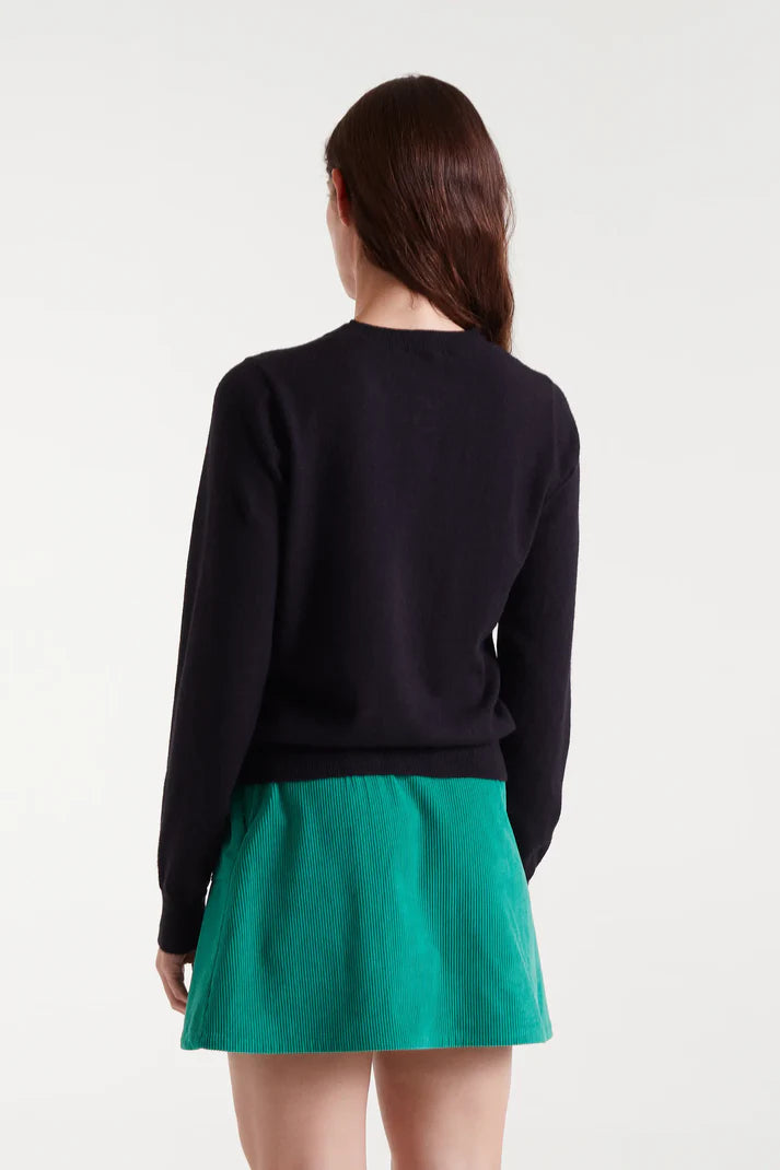 Compania - Heart Button Cardi - Blackj