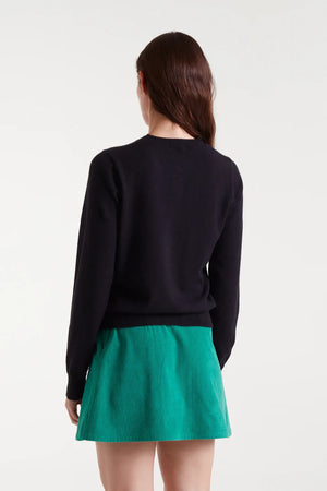 Compania - Heart Button Cardi - Blackj