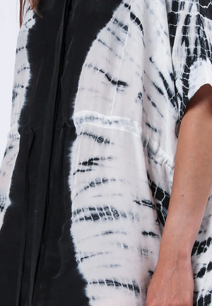 Religion - Jade Tunic Dress - Tie Dye Black