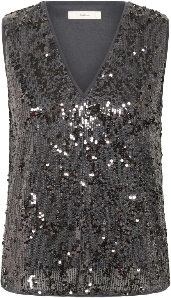 Inwear - Kimba Sequin Top - Silver