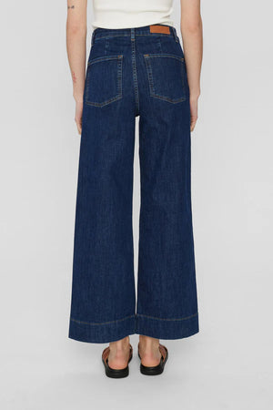 Numph - Nuparis Cropped Jeans - Dark Blue