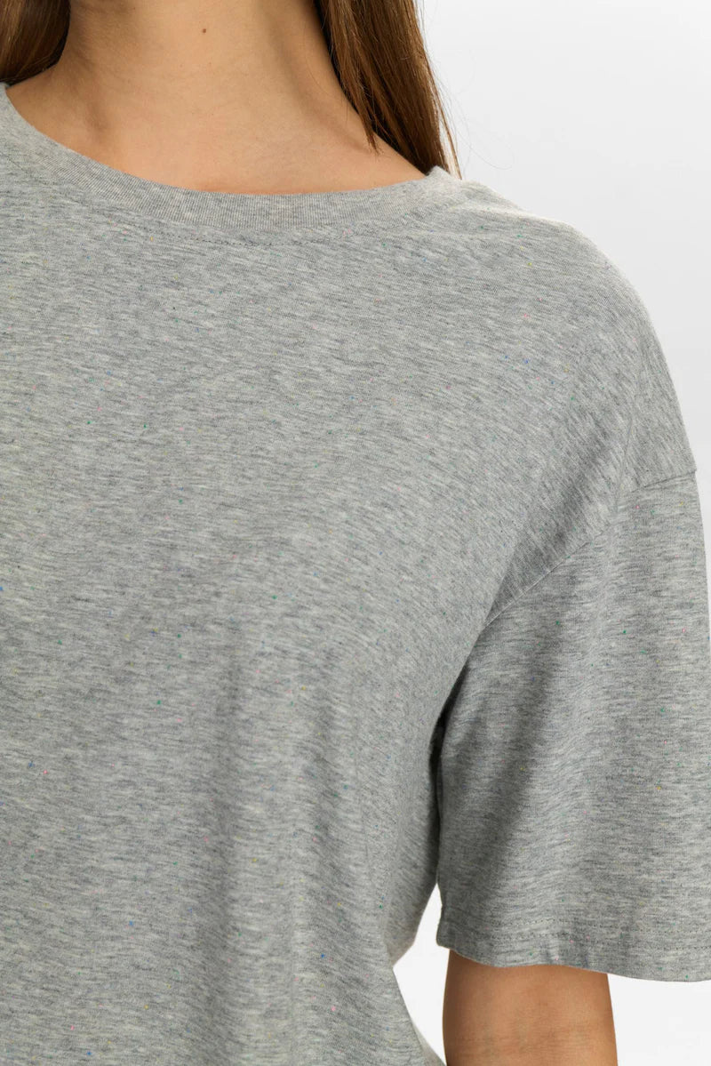 Numph - Nuhuby Tshirt - Medium Grey Mel