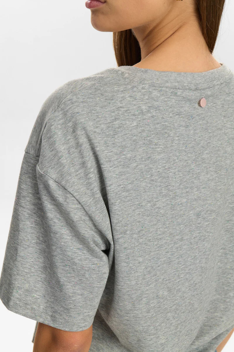 Numph - Nuhuby Tshirt - Medium Grey Mel