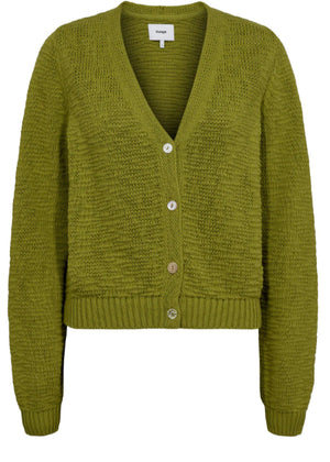 Numph - Numirna Cropped Cardigan - Golden Cypress