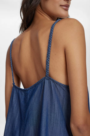 Numph - Nuhermione Dress - Medium Blue Denim