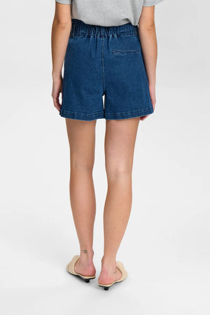Numph - Nululu Denim Shorts - Medium Blue Denim