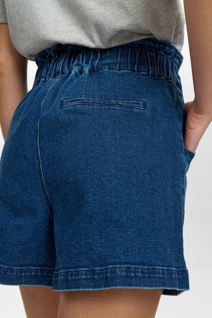 Numph - Nululu Denim Shorts - Medium Blue Denim