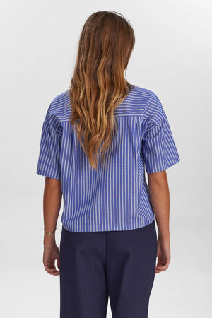 Numph - Nuzally SS Shirt - Blueprint