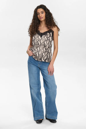 Numph - Nuvictoria Strappy Top - Gray Morn