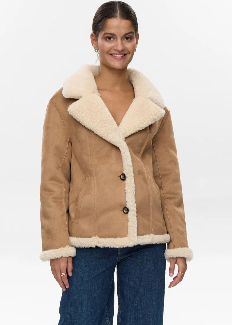 Numph - Nueliotta Reversible Jacket - Cognac