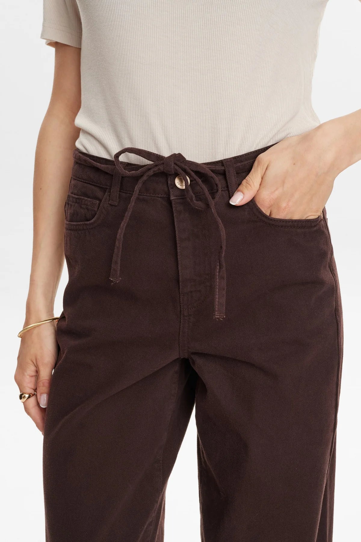 Numph - Nubrooklyn Solid Jeans - Black Coffee
