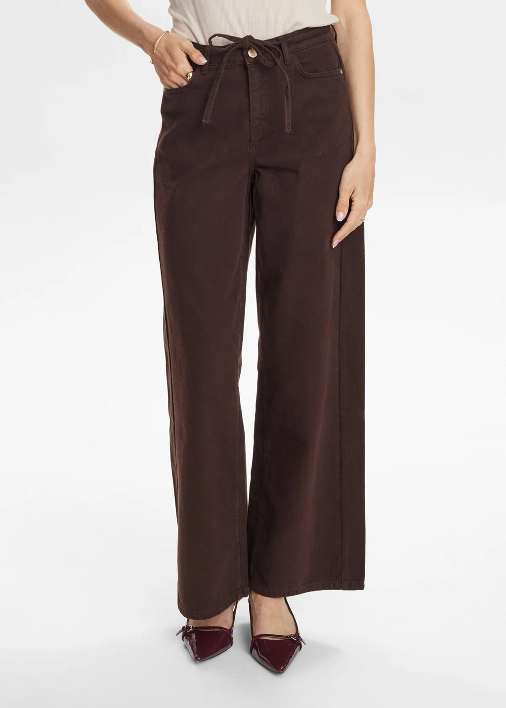 Numph - Nubrooklyn Solid Jeans - Black Coffee