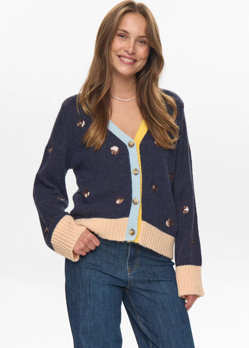 Numph - Nuatmy Cardigan - Dark Sapphire