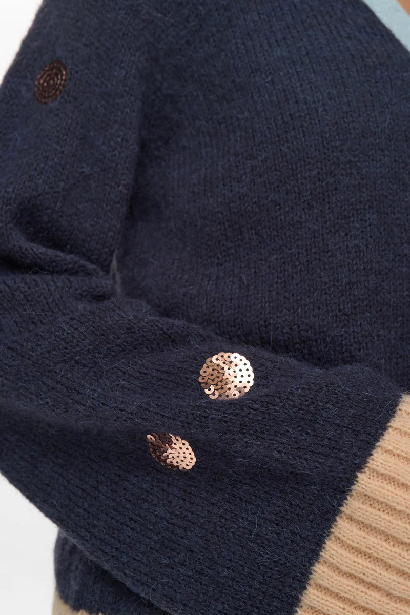 Numph - Nuatmy Cardigan - Dark Sapphire