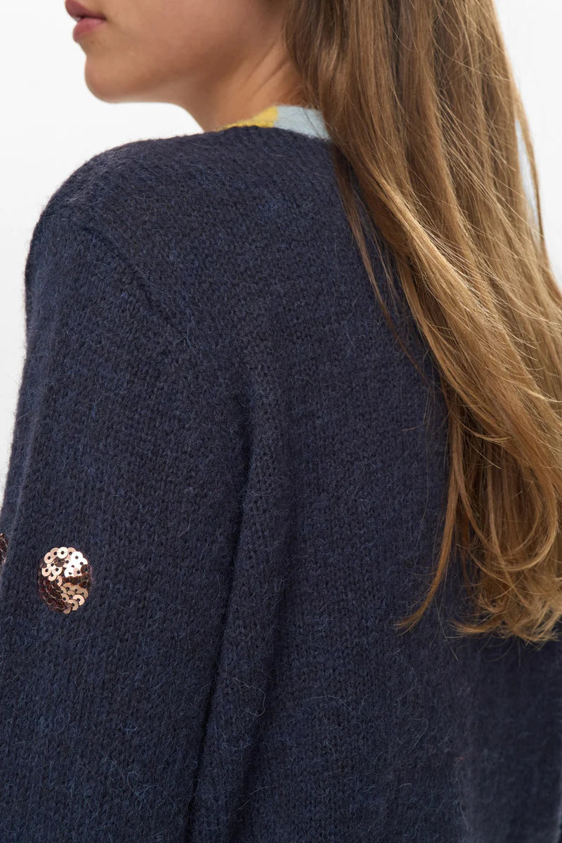 Numph - Nuatmy Cardigan - Dark Sapphire