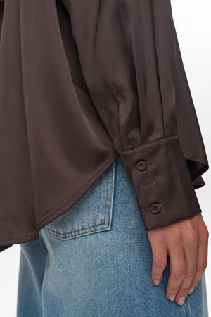 Numph - Nusatti Shirt - Black Coffee