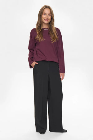 Numph - Nugira Long Sleeve Tee - Winetasting