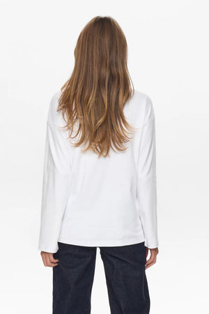 Numph - Nugira Long Sleeve Tee - Bright White