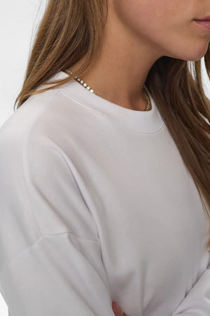 Numph - Nugira Long Sleeve Tee - Bright White