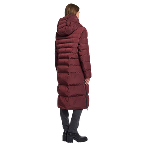 Rino & Pelle - Keila Reversible Long Coat - Chocolate Bean & Orange