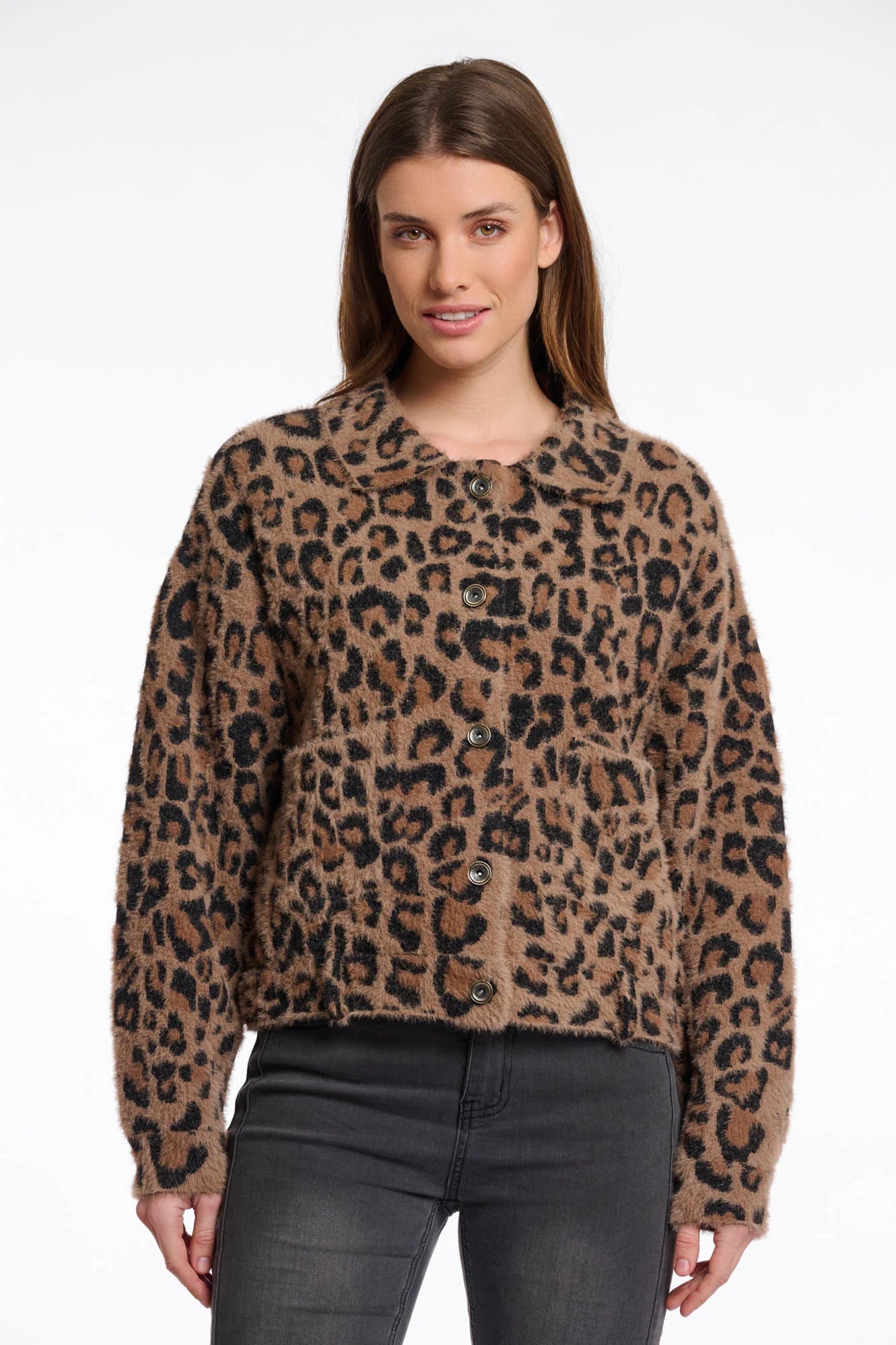 Rino & Pelle - Bubbly Boxy Jacket - Leopard