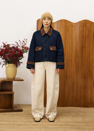 FRNCH - Zola Jacket - Bleu Nuit Denim