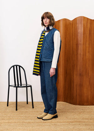 FRNCH - Baudelaire Gilet - Bleu Marine