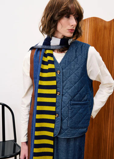 FRNCH - Baudelaire Gilet - Bleu Marine