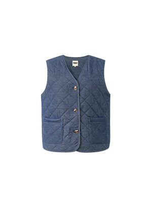 FRNCH - Baudelaire Gilet - Bleu Marine