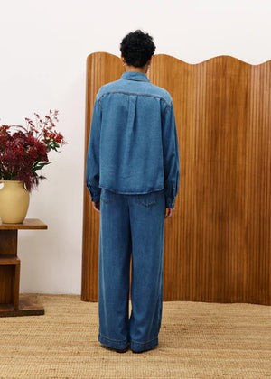 FRNCH - Melisse Denim Shirt - Blue Denim