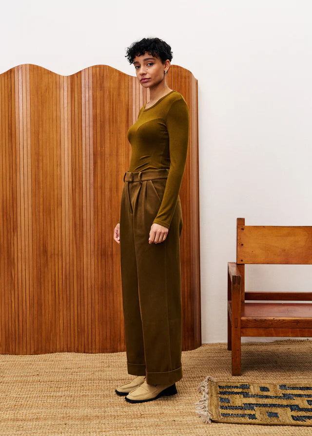 FRNCH - Phantom Trousers - Ocre